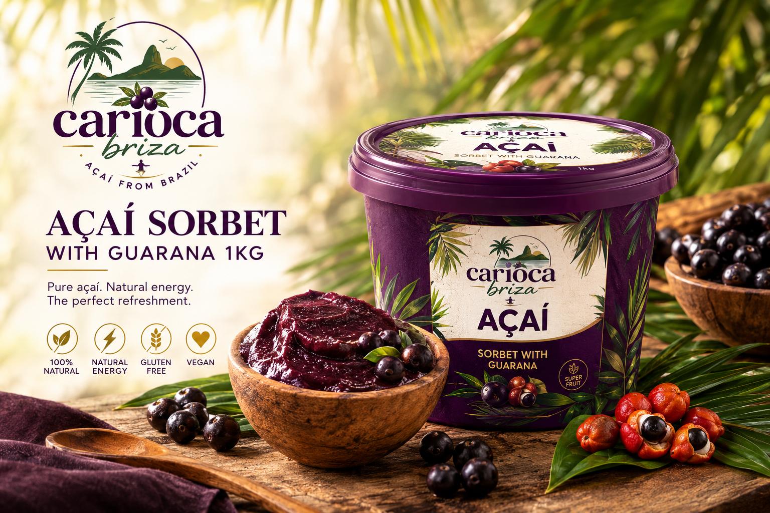 Carioca Briza Açaí Sorbet with Guarana